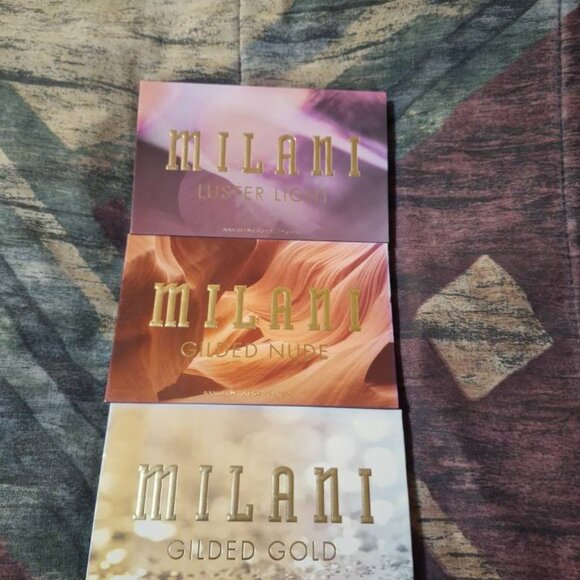 โจ Milani Gilded Eyeshadow Trio โ Lightly Swatched โ Bundle of 3 โจ - Picture 2 of 5